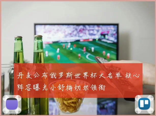 丹麦公布俄罗斯世界杯大名单 核心阵容曝光小舒梅切尔领衔